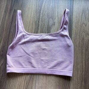 Golden By Aritizia Pink Tank Bra New Without Tags Women's Size Small